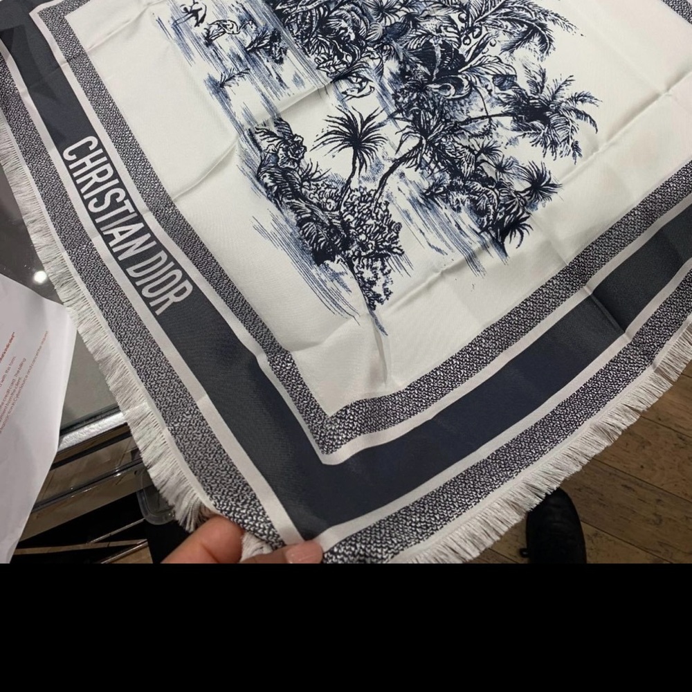 Dior silk scarf
